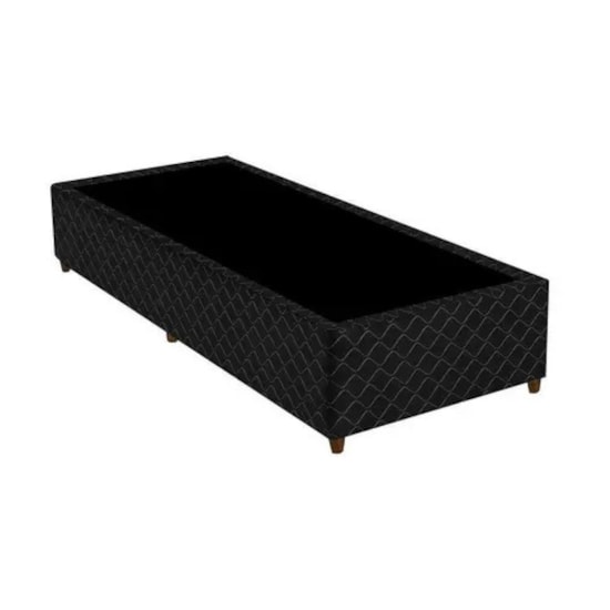 Base Solteiro Universal 0,88X188x27cm Gazin Preto