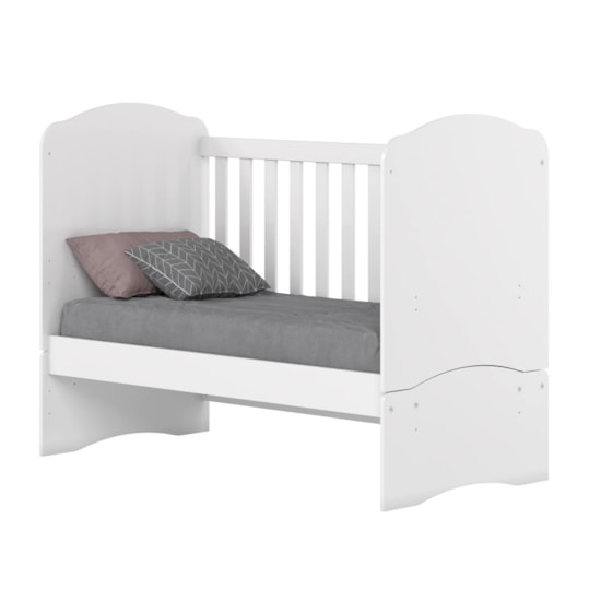 Berço Mini Cama Bala De Menta Henn Branco