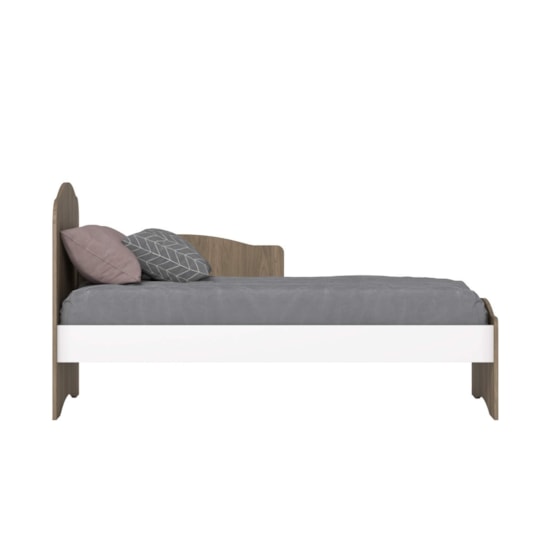 Berço Mini Cama Bala De Menta Henn Rustico/Branco
