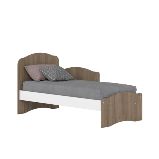Berço Mini Cama Bala De Menta Henn Rustico/Branco Berço Mini Cama Bala De Menta Henn Rustico/Branco