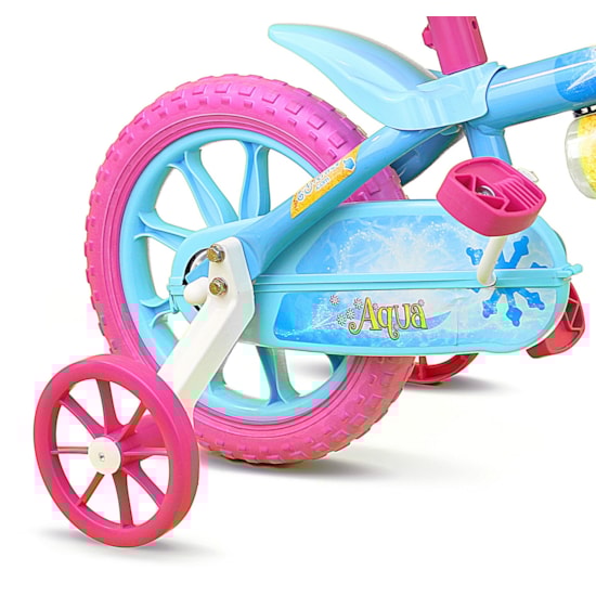 Bicicleta Aro 12 Dalannio Bike Azul/Pink Bicicleta Aro 12 Dalannio Bike Azul/Pink