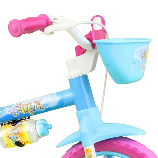 Bicicleta Aro 12 Dalannio Bike Azul/Pink Bicicleta Aro 12 Dalannio Bike Azul/Pink