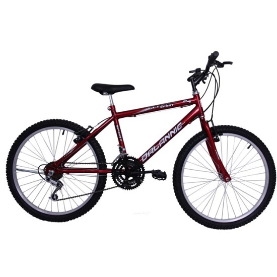 Bicicleta Aro 24 18M Masculina Sport Vermelho