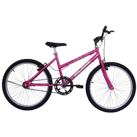 Bicicleta Aro 24 S/Marcha Fem Life Rosa