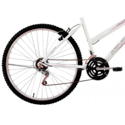 Bicicleta Aro 26 18 Marchas Fem V Brake Dalia Branco