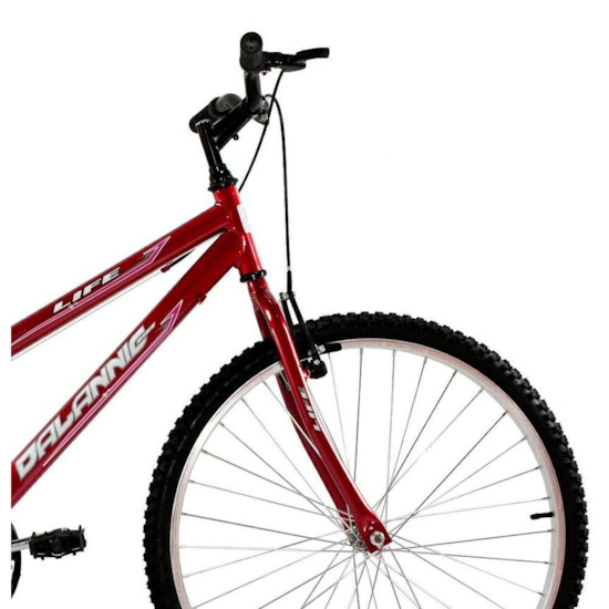 Bicicleta Aro 26 18 Marchas Fem V Brake Dalia Vermelho