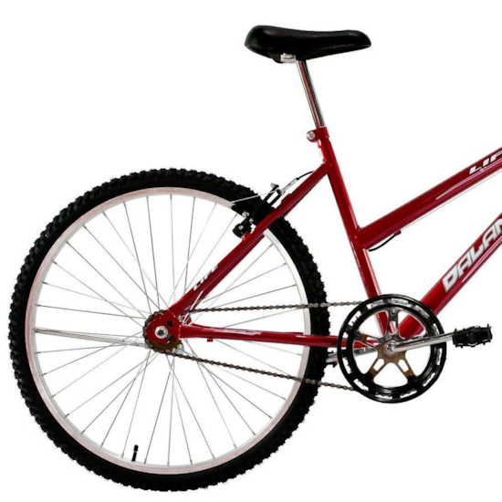 Bicicleta Aro 26 18 Marchas Fem V Brake Dalia Vermelho