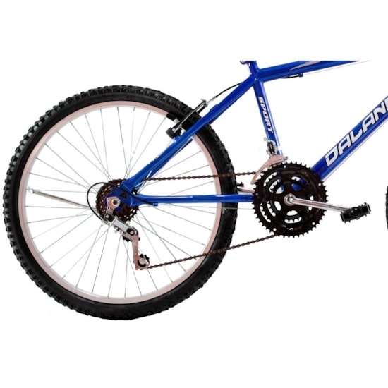Bicicleta Aro 26 18 Marchas Masculina V Brake Strol Azul