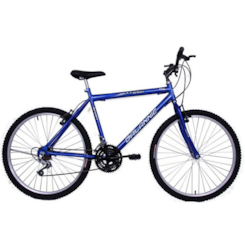 Bicicleta Aro 26 18 Marchas Masculina V Brake Strol Azul