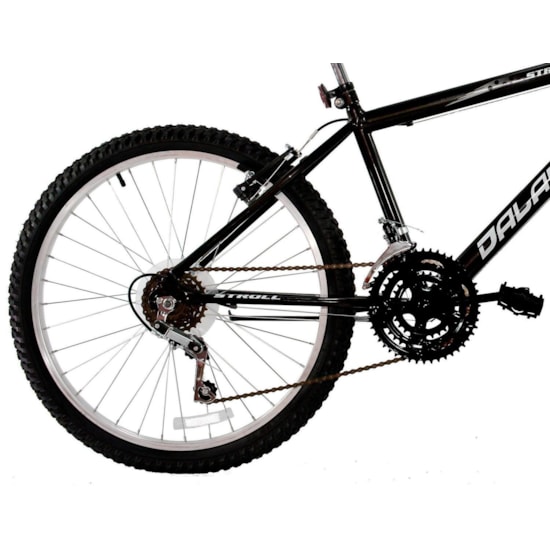 Bicicleta Aro 26 18 Marchas Masculina V Brake Strol Preto