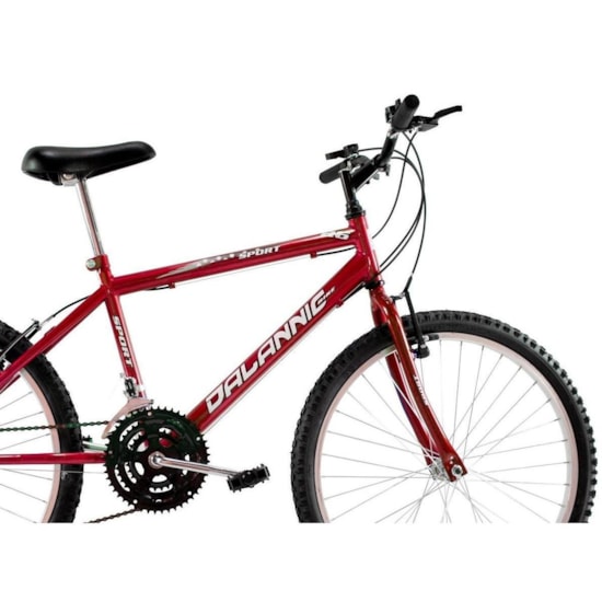 Bicicleta Aro 26 18 Marchas Masculina V Brake Strol Vermelho