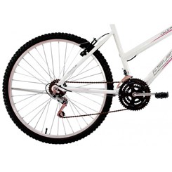 Bicicleta Aro 26 18M Fem V Brake Life Branco