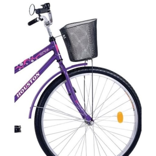 Bicicleta Aro 26 Barra Forte Fem Houston Violeta