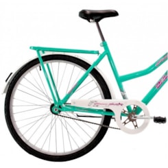 Bicicleta Aro 26 Barra Forte Fem New Azul Turqueza Bicicleta Aro 26 Barra Forte Fem New Azul Turqueza