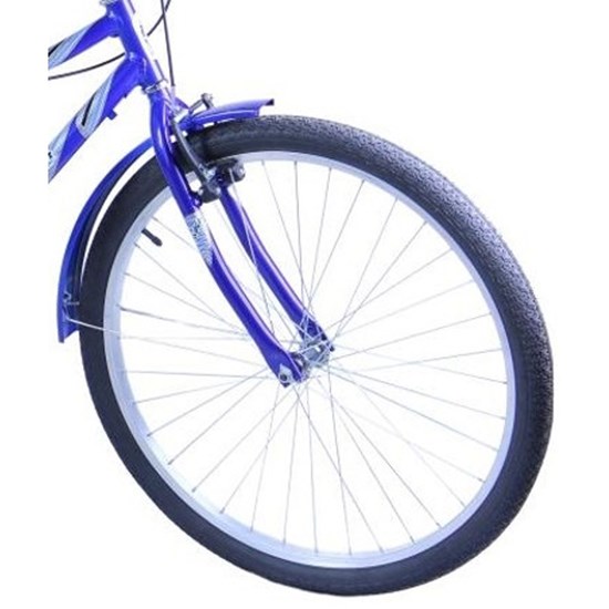Bicicleta Aro 26 Barra Forte Masc.Poten Azul