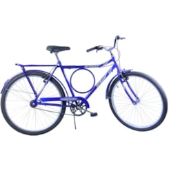 Bicicleta Aro 26 Barra Forte Masc.Potenc Azul