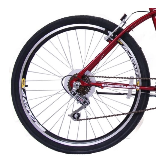 Bicicleta Aro 26 Beach Masculina 18 Marc Vermelho Bicicleta Aro 26 Beach Masculina 18 Marc Vermelho