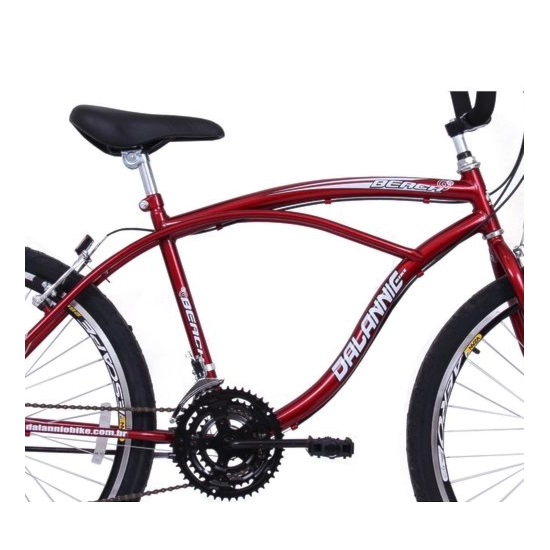 Bicicleta Aro 26 Beach Masculina 18 Marc Vermelho Bicicleta Aro 26 Beach Masculina 18 Marc Vermelho