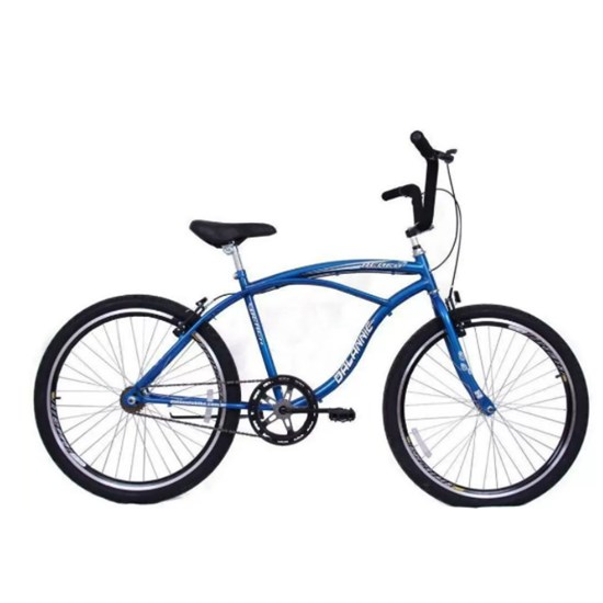 Bicicleta Aro 26 Beach Masculina Azul