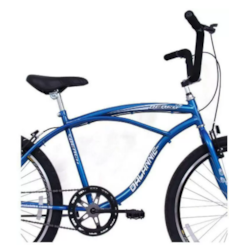 Bicicleta Aro 26 Beach Masculina Azul