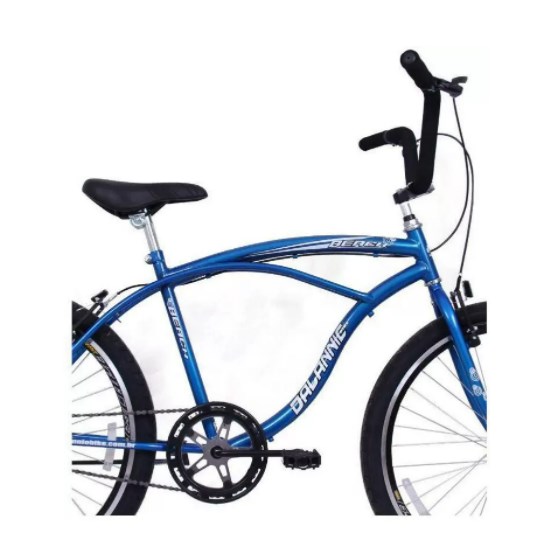 Bicicleta Aro 26 Beach Masculina Azul