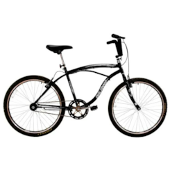 Bicicleta Aro 26 Beach Masculina Preto