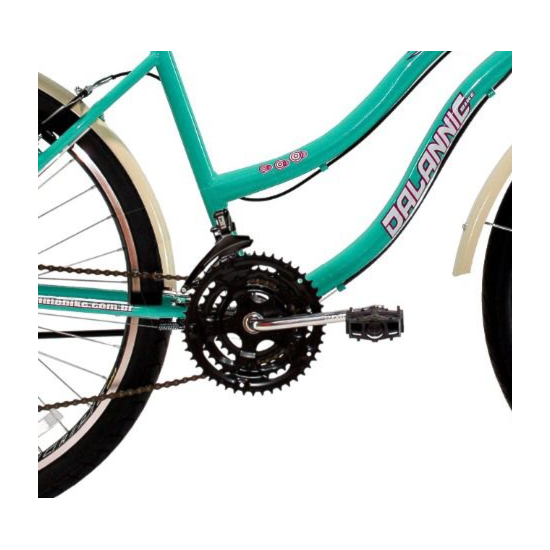 Bicicleta Aro 26 Beach Retrô Fem 18 Marc Azul Turqueza Bicicleta Aro 26 Beach Retrô Fem 18 Marc Azul Turqueza