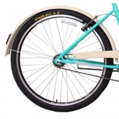 Bicicleta Aro 26 Beach Retrô Fem S/March Azul Turqueza Bicicleta Aro 26 Beach Retrô Fem S/March Azul Turqueza