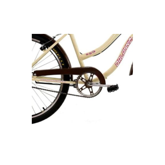 Bicicleta Aro 26 Beach Retrô Fem S/March Bege Bicicleta Aro 26 Beach Retrô Fem S/March Bege