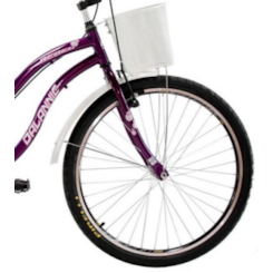 Bicicleta Aro 26 Beach Retrô Fem S/March Violeta Bicicleta Aro 26 Beach Retrô Fem S/March Violeta