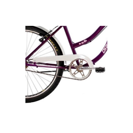 Bicicleta Aro 26 Beach Retrô Feminina Violeta