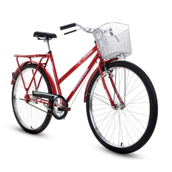 Bicicleta Aro 26 Contra Pedal Houston Vermelho