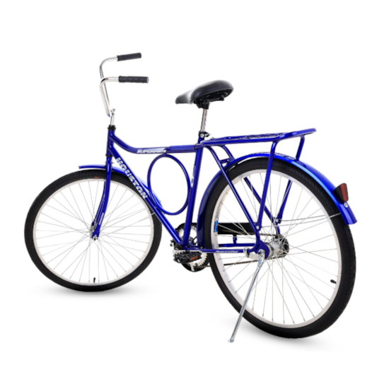 Bicicleta Aro 26 Contra Pedal Super Fort Azul