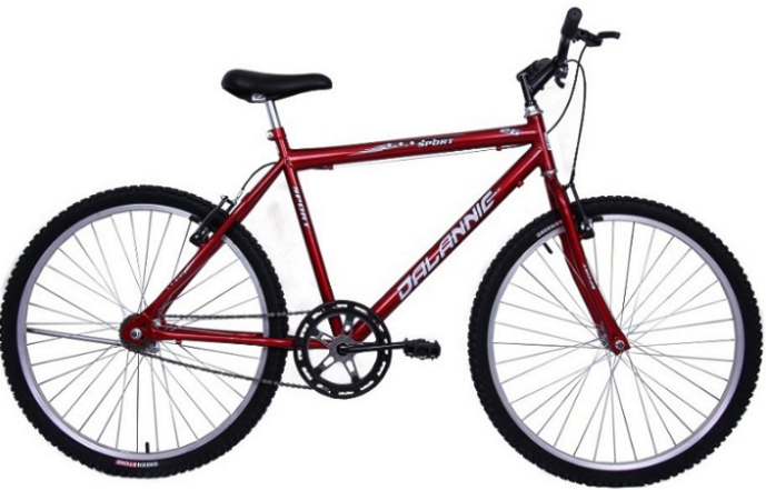 Bicicleta Aro 26 S/Marcha Masc. Sport Vermelho - Eletrolar