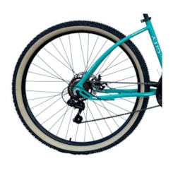 Bicicleta Aro 29 Beach Aluminio Disco 21V Q17 Azul Turqueza