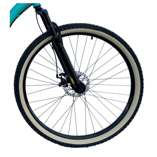 Bicicleta Aro 29 Beach Aluminio Disco 21V Q17 Azul Turqueza