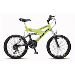 Bicicleta Colli A20 Suspensão 21 Marchas Amarelo Bicicleta Colli A20 Suspensão 21 Marchas Amarelo