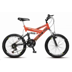 Bicicleta Colli A20 Suspensão 21 Marchas Laranja Bicicleta Colli A20 Suspensão 21 Marchas Laranja