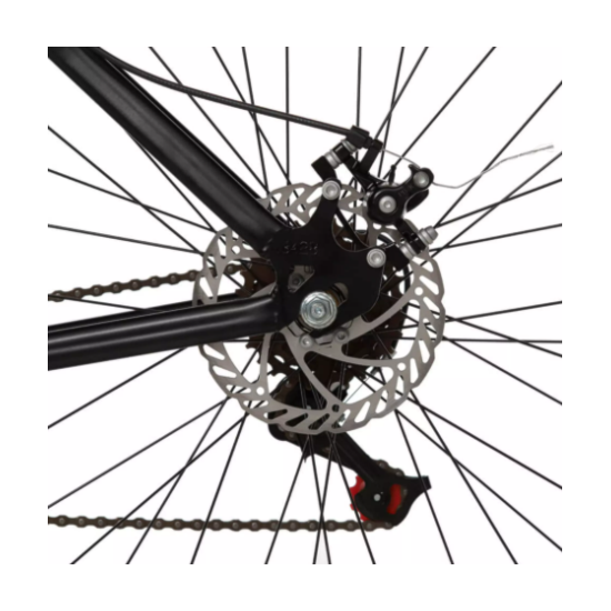 Bicicleta Colli A29 21M Aço F.D Athena Preto Laranja Bicicleta Colli A29 21M Aço F.D Athena Preto Laranja