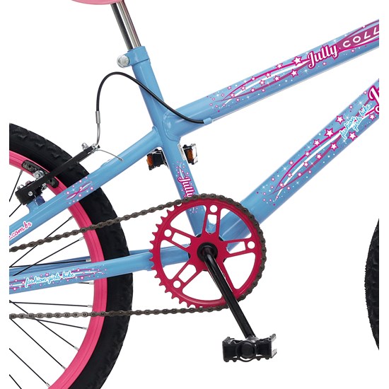 Bicicleta Colli Aro 20 Fem Jully Azul Champanhe