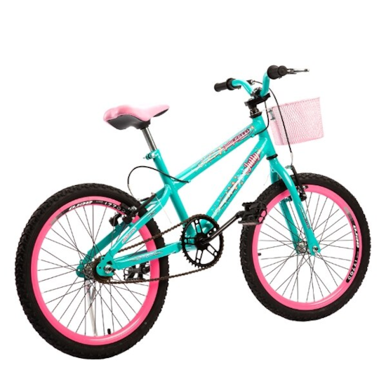 Bicicleta Colli Aro 20 Fem Jully Verde Acqua Bicicleta Colli Aro 20 Fem Jully Verde Acqua