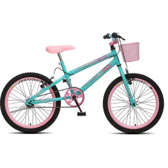 Bicicleta Colli Aro 20 Fem Jully Verde Acqua Bicicleta Colli Aro 20 Fem Jully Verde Acqua