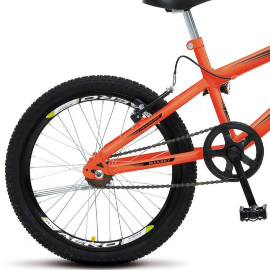 Bicicleta Colli Aro 20 Maxboy Laranja Neon Bicicleta Colli Aro 20 Maxboy Laranja Neon