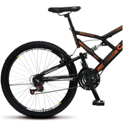 Bicicleta Colli Aro 26 Suspensão 21M Gps Preto Bicicleta Colli Aro 26 Suspensão 21M Gps Preto