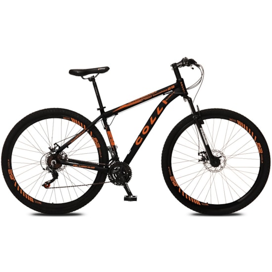 Bicicleta Colli Aro 29 21M Alum Atalanta Preto Fosco Lar.Neon Bicicleta Colli Aro 29 21M Alum Atalanta Preto Fosco Lar.Neon