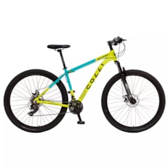 Bicicleta Colli Everest Aro 29 21M Alum Amarelo/Laranja Bicicleta Colli Everest Aro 29 21M Alum Amarelo/Laranja