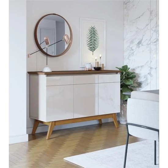 Buffet Classic 3 Portas Imcal Off White Nature