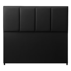 Cabeceira 140Cm Dsoll Requinte  Corino Preto