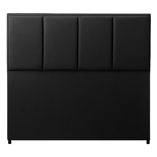 Cabeceira 140Cm Dsoll Requinte  Corino Preto