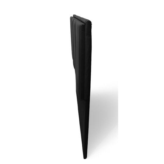 Cabeceira 140Cm Dsoll Requinte  Corino Preto
